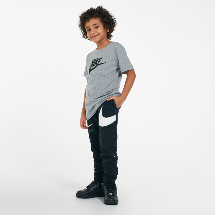 Nike Kids' Swoosh Sportswear Pants (Older Kids) Black image number 2