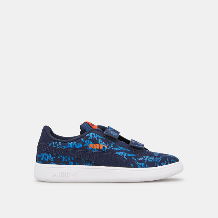 PUMA Kids' Smash v2 Archeo Shoe (Younger Kids) Blue PUMA Kids' Smash v2 Archeo Shoe (Younger Kids) Blue image number 0