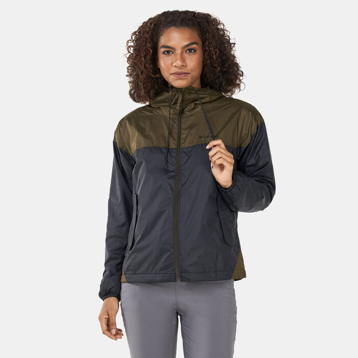 Columbia Women's Flash Challenger™ Fleece Lined Windbreaker Jacket Black Columbia Women's Flash Challenger™ Fleece Lined Windbreaker Jacket Black image number 0