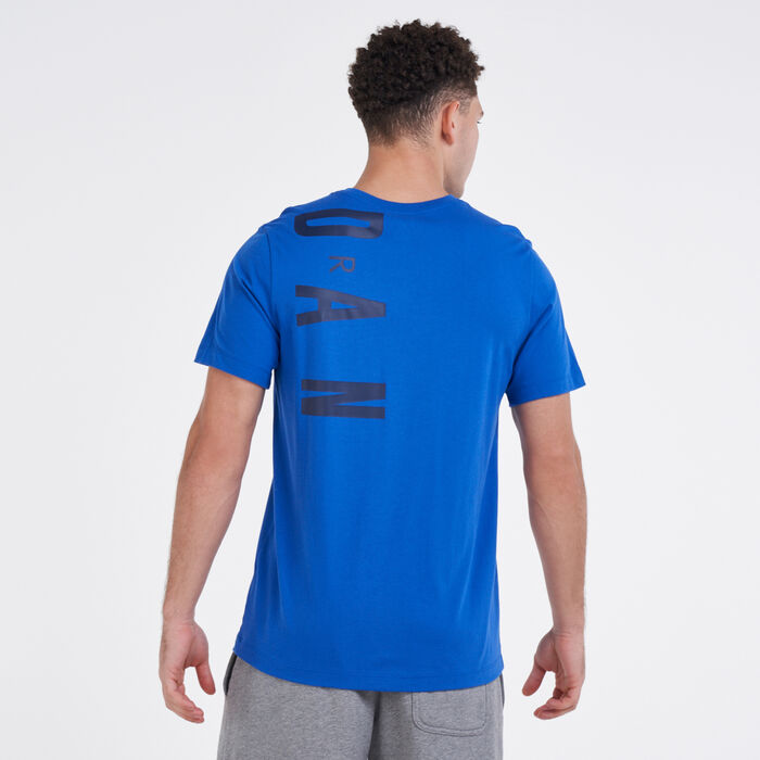 Jordan Men's Air Jordan T-Shirt Blue image number 1