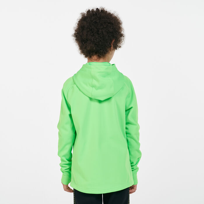 Nike Kids' Dri-FIT Academy Football Hoodie Green Nike Kids' Dri-FIT Academy Football Hoodie Green image number 1