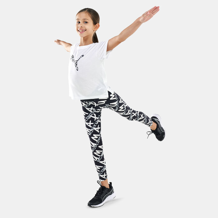 PUMA Kids' Modern Sports T-Shirt White PUMA Kids' Modern Sports T-Shirt White image number 2