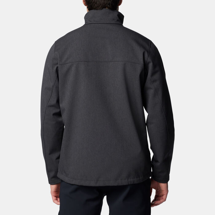 Columbia Men's Cruiser Valley II Softshell Hiking Jacket Black Columbia Men's Cruiser Valley II Softshell Hiking Jacket Black image number 1