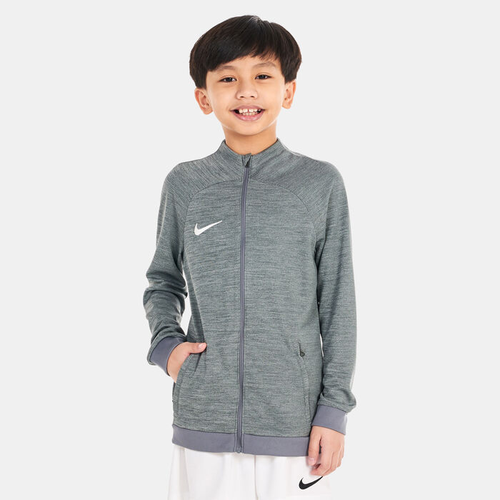 Nike Kids' Dri-FIT Academy Football Track Jacket (Older Kids) Grey Nike Kids' Dri-FIT Academy Football Track Jacket (Older Kids) Grey image number 0