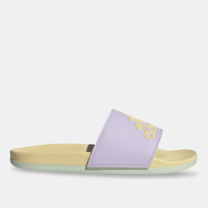adidas Women's Adilette Comfort Slides Purple adidas Women's Adilette Comfort Slides Purple image number 1