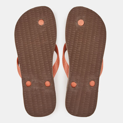Havaianas Brasil Logo Flip Flops Brown Havaianas Brasil Logo Flip Flops Brown