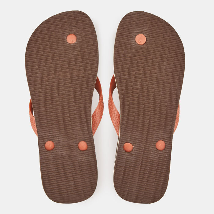 Havaianas Brasil Logo Flip Flops Brown Havaianas Brasil Logo Flip Flops Brown image number 1