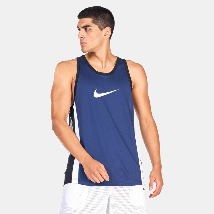 Nike Men's Icon Dri-FIT Basketball Jersey Blue Nike Men's Icon Dri-FIT Basketball Jersey Blue image number 0