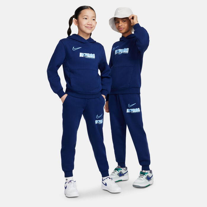 Nike Kids' Erling Haaland Club Fleece Joggers Blue image number 2