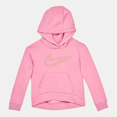 Nike Kids' Futura Fleece Hoodie Pink