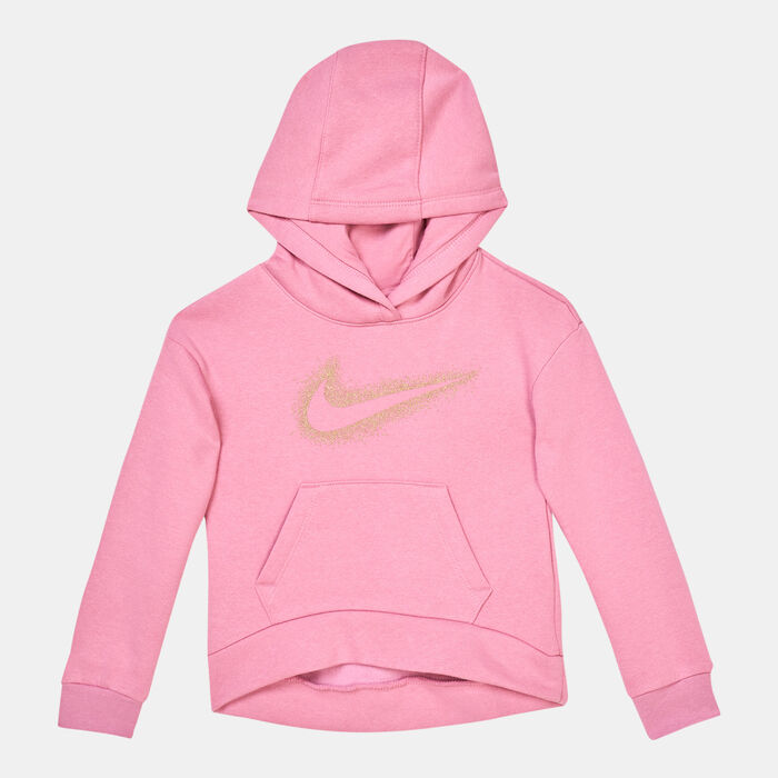 Nike Kids' Futura Fleece Hoodie Pink Nike Kids' Futura Fleece Hoodie Pink image number 0