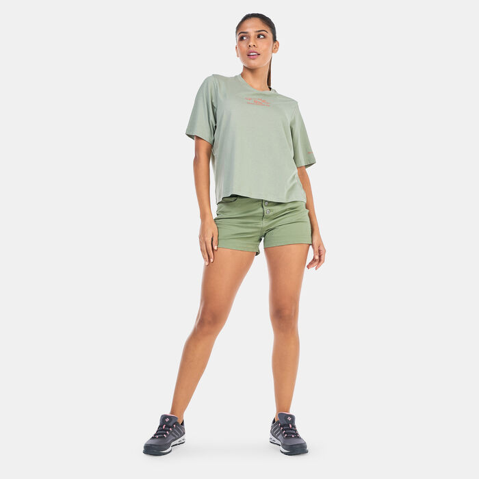 Columbia Women's North Cascades T-Shirt Green Columbia Women's North Cascades T-Shirt Green image number 2