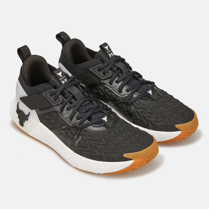 Under Armour Men's Project Rock 6 Training Shoes Black Under Armour Men's Project Rock 6 Training Shoes Black image number 2
