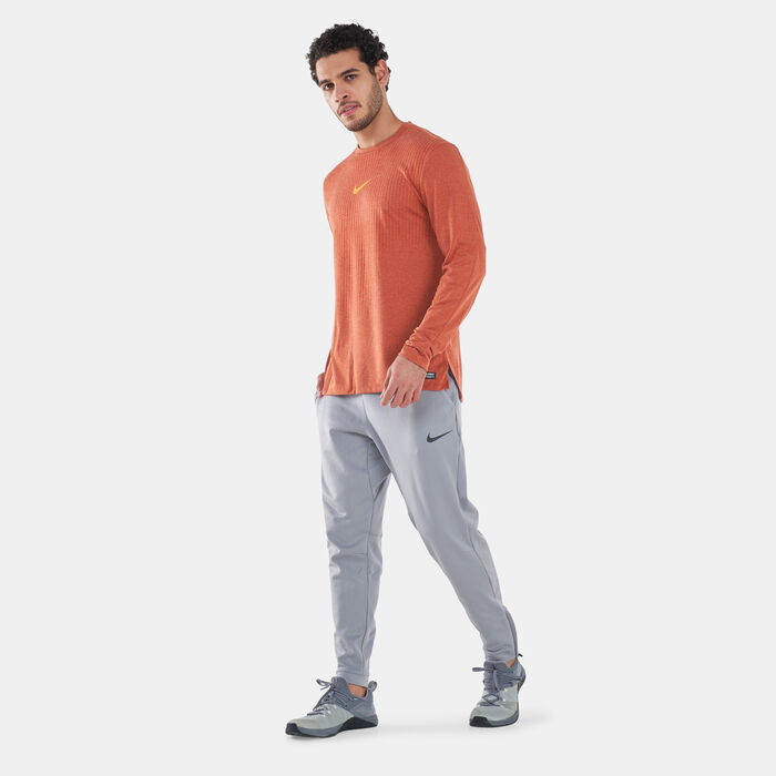 Nike Men's Pro Dri-FIT ADV Long-Sleeve T-Shirt Orange Nike Men's Pro Dri-FIT ADV Long-Sleeve T-Shirt Orange image number 2