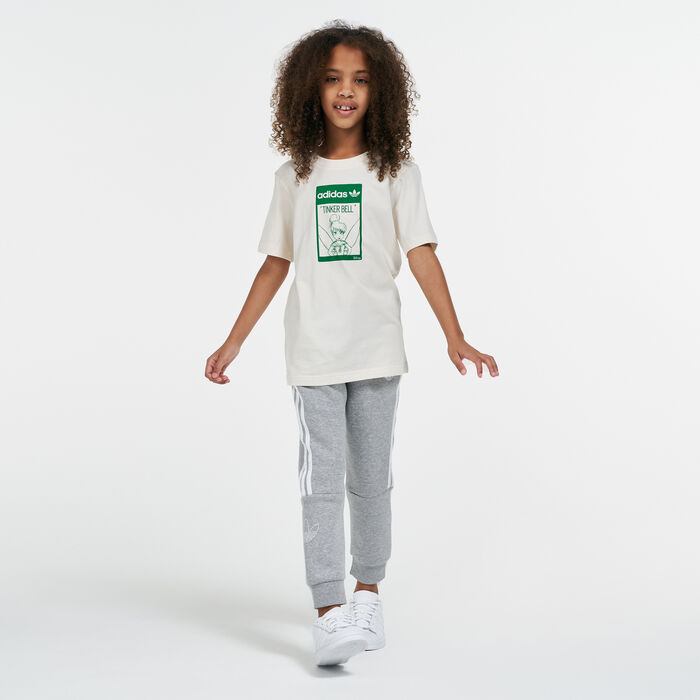 adidas Originals Kids' X Disney Tinkerbell T-Shirt Beige image number 2