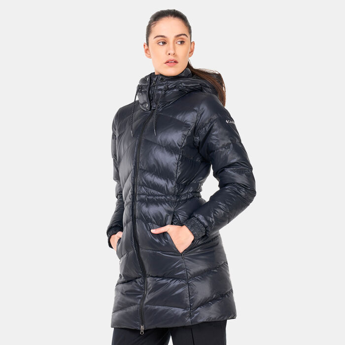 Columbia Women's Icy Heights™ II Down Mid Length Jacket Black Columbia Women's Icy Heights™ II Down Mid Length Jacket Black image number 0