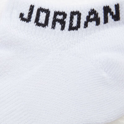 Jordan Jumpman No-Show 3 Pair Socks White