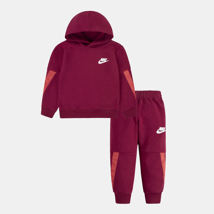 Nike Kids' Sportswear Taping Pullover Set Pink Nike Kids' Sportswear Taping Pullover Set Pink image number 0
