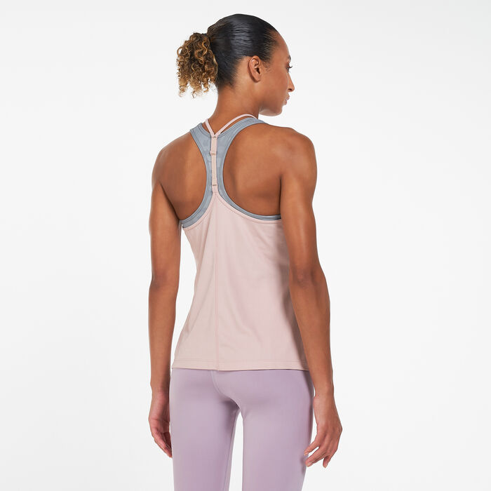 Nike Women's Femme Elastika Training Tank Top Pink Nike Women's Femme Elastika Training Tank Top Pink image number 1