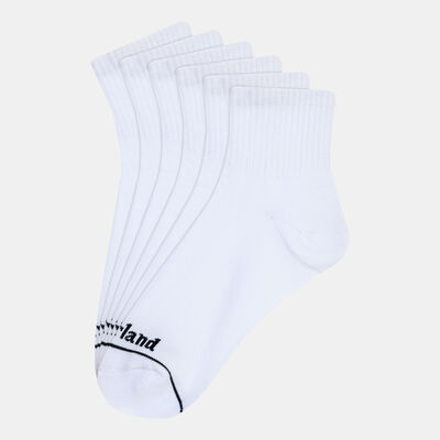 Timberland Core Quarter Crew Socks (3 Pack) White