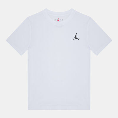 Jordan Kids' Jumpman Air Embroidered T-Shirt White Jordan Kids' Jumpman Air Embroidered T-Shirt White