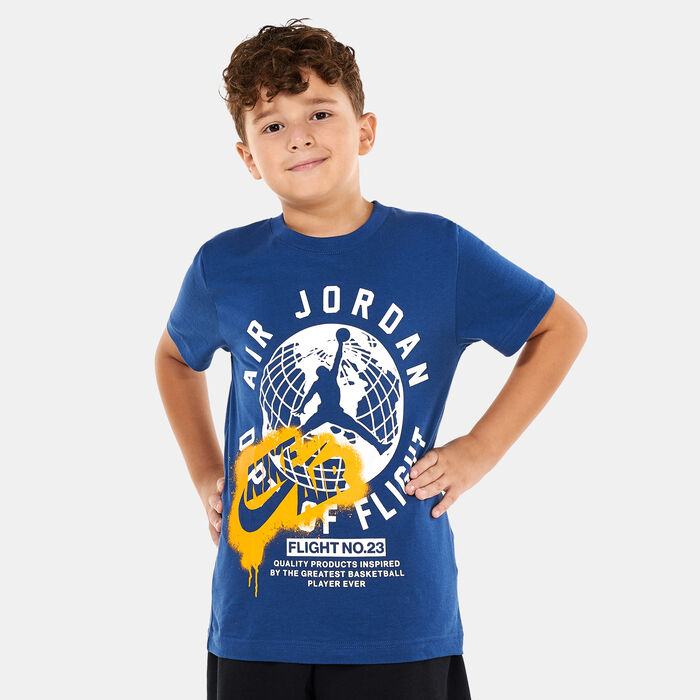 Jordan Kids' Global Game T-Shirt (Older Kids) Blue image number 0