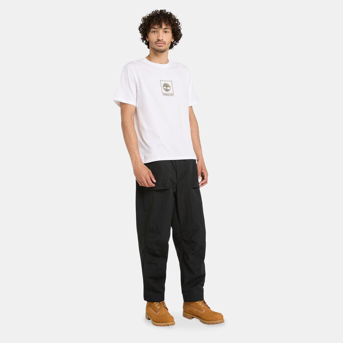 Timberland Men's Stack Camo T-Shirt White image number 2