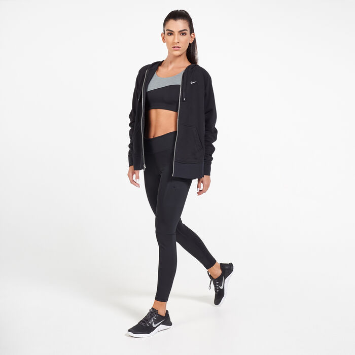Nike Women's Dri-FIT Get Fit Hoodie Black Nike Women's Dri-FIT Get Fit Hoodie Black image number 2