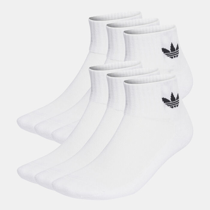 adidas Originals Ankle Socks (6 Pairs) White adidas Originals Ankle Socks (6 Pairs) White image number 0