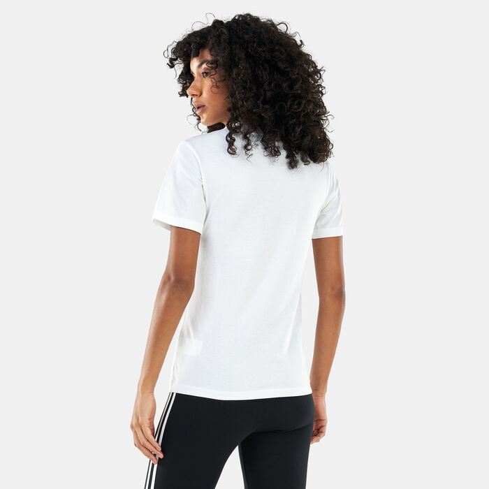 adidas Originals Women's Trefoil T-Shirt White adidas Originals Women's Trefoil T-Shirt White image number 1