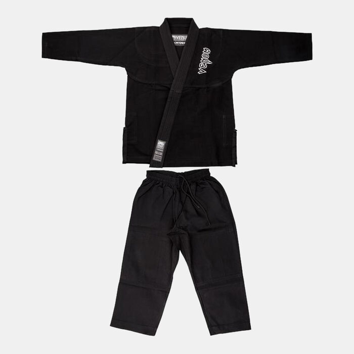 Venum Kids' Contender Brazilian Jiu-jitsu Gi Black Venum Kids' Contender Brazilian Jiu-jitsu Gi Black image number 0