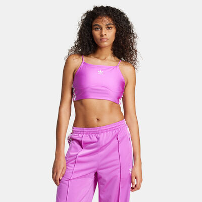 adidas Originals Women's 3-Stripes Crop Top Pink