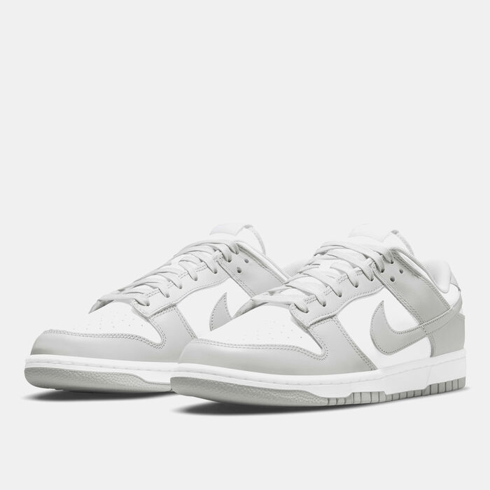Nike Men's Dunk Low Retro Shoes Grey Nike Men's Dunk Low Retro Shoes Grey image number 1