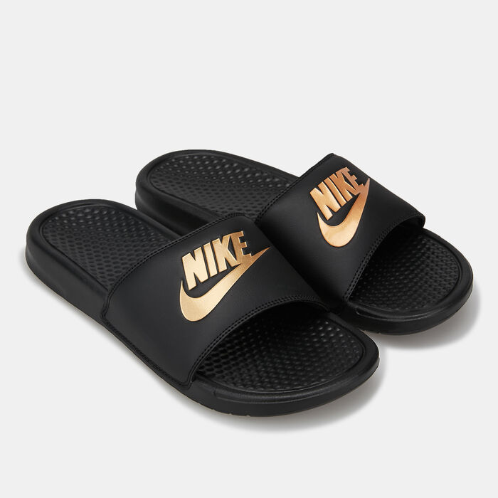 Nike Men's Benassi JDI Slides Black Nike Men's Benassi JDI Slides Black image number 0