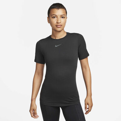 Nike Women's Swift Wool Dri-FIT Running Top Black
