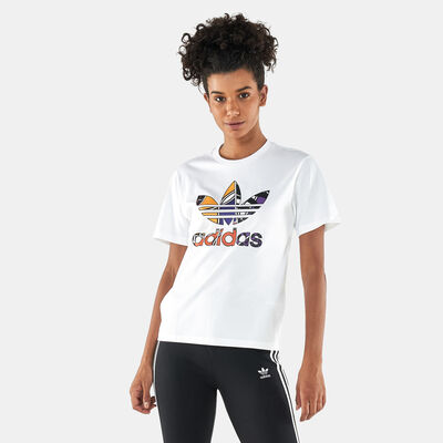 adidas Originals Women's Regular T-Shirt White