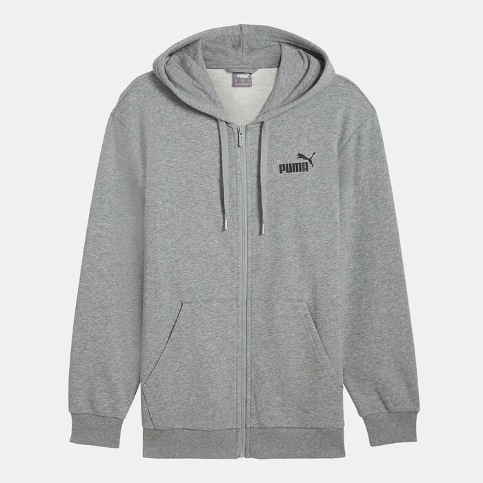 PUMA Men's Power Graphic Full-Zip Hoodie Grey PUMA Men's Power Graphic Full-Zip Hoodie Grey image number 0