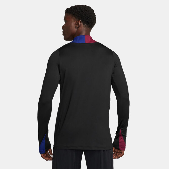 Nike Men's FC Barcelona Dri-FIT Strike Drill Football Top Black Nike Men's FC Barcelona Dri-FIT Strike Drill Football Top Black image number 1