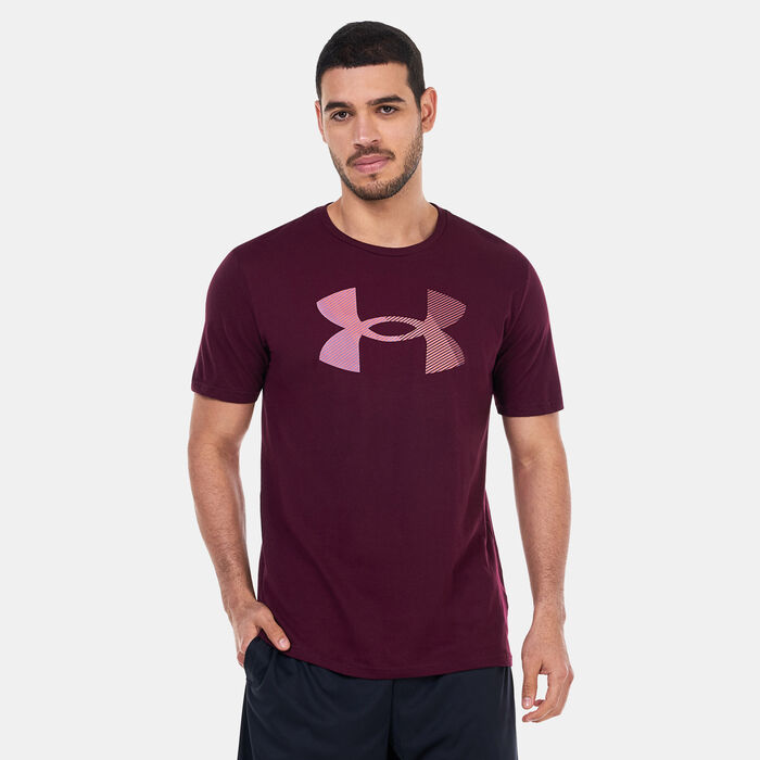 Under Armour Men's Big Logo Fill T-Shirt Red image number 0