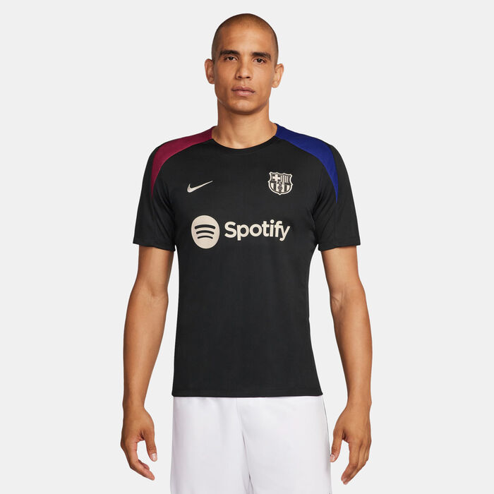 Nike Men's FC Barcelona Dri-FIT Strike Drill Football Top Black Nike Men's FC Barcelona Dri-FIT Strike Drill Football Top Black image number 0