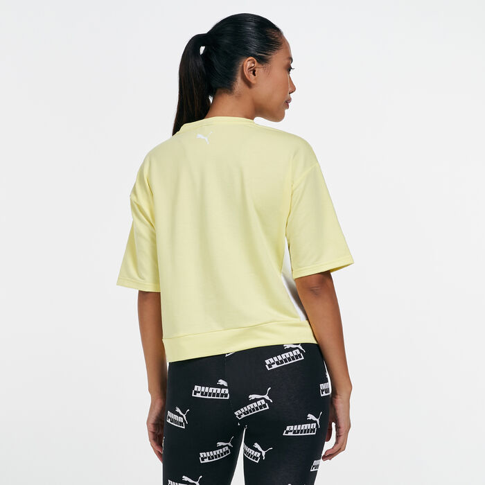 PUMA Women's Modern Sports Sweatshirt yellow PUMA Women's Modern Sports Sweatshirt yellow image number 1