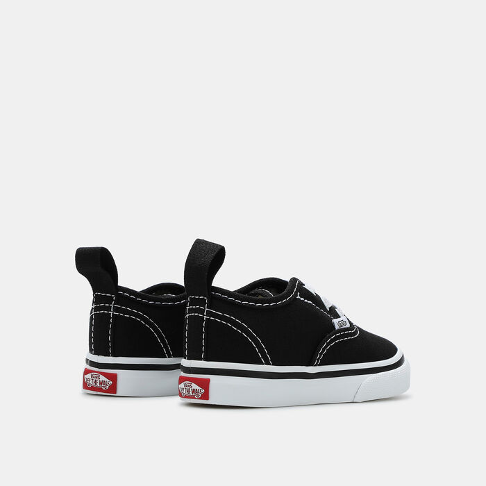 Vans Kids' Authentic Elastic Lace Shoe (Baby and Toddler) Black image number 2