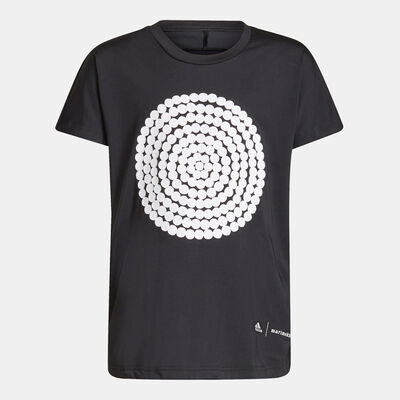 adidas Kids' Marimekko Primegreen AEROREADY Graphic T-Shirt Black adidas Kids' Marimekko Primegreen AEROREADY Graphic T-Shirt Black