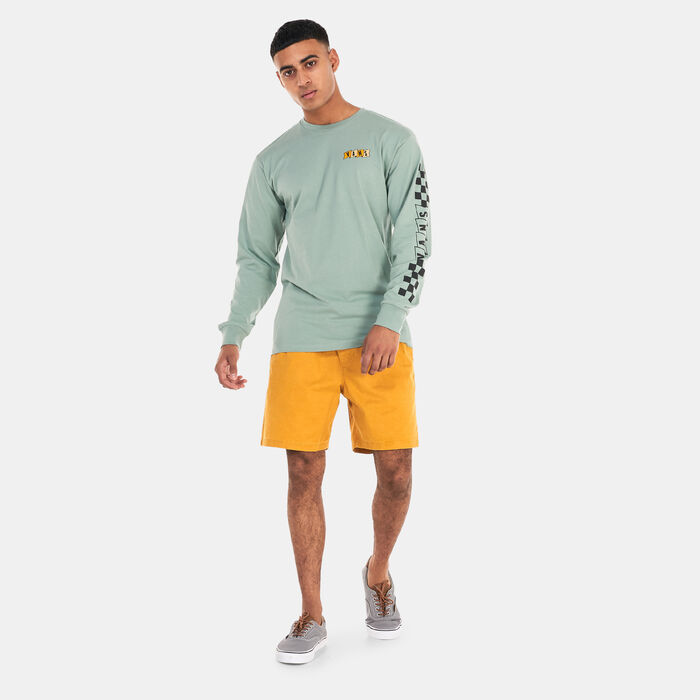 Vans Men's Banner Logo T-Shirt Green image number 2