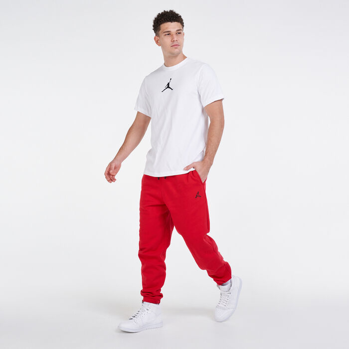 Jordan Men's Fleece Pants Red Jordan Men's Fleece Pants Red image number 2