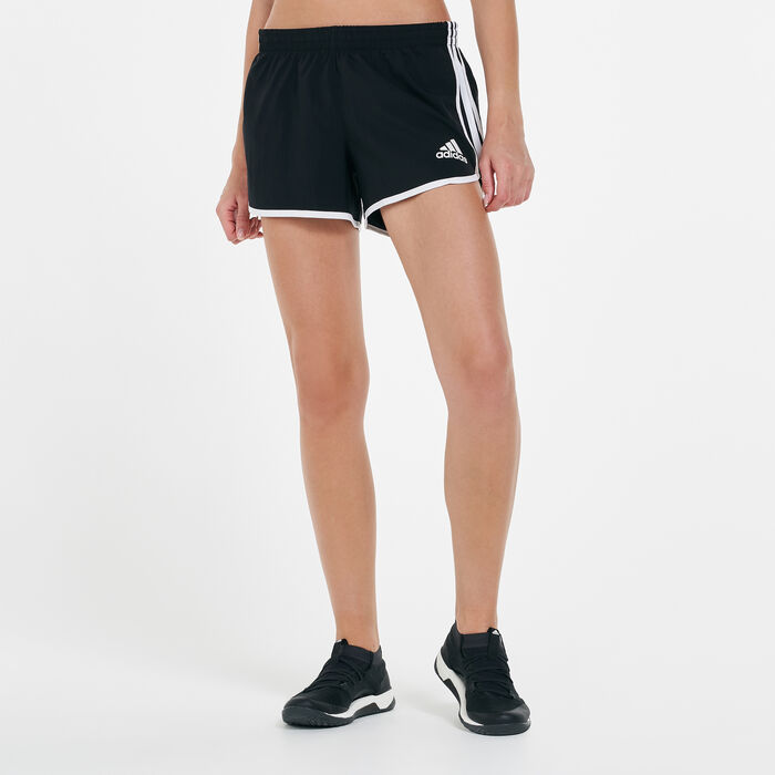 adidas Women's Marathon 20 Primeblue Running Shorts Black adidas Women's Marathon 20 Primeblue Running Shorts Black image number 0
