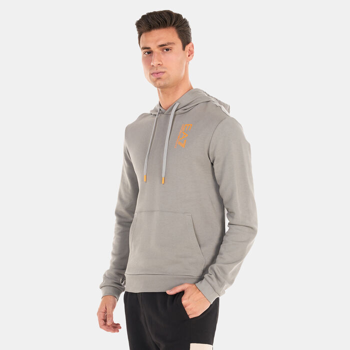 EA7 Emporio Armani Men's Train Logo Series Special Logo Hoodie Grey image number 0