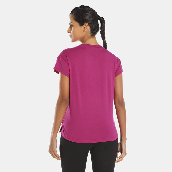 PUMA Women's Modern Sports T-Shirt Pink PUMA Women's Modern Sports T-Shirt Pink image number 1
