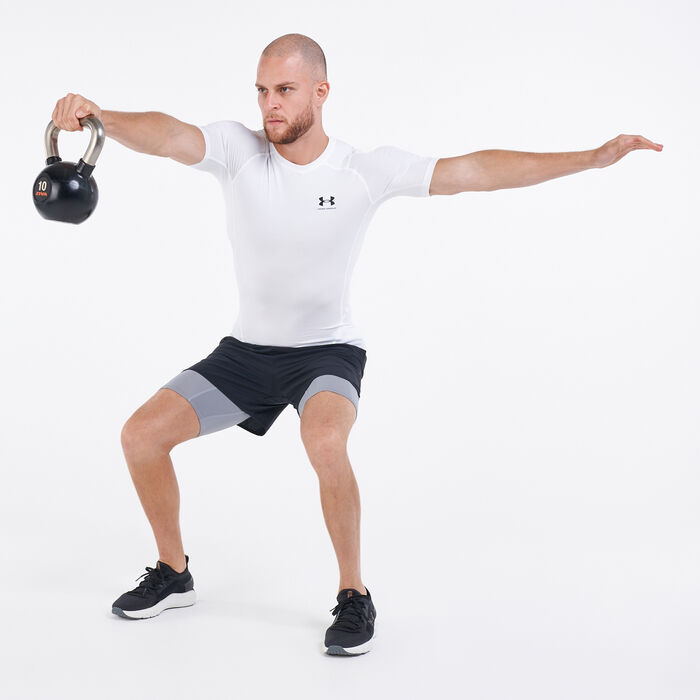 Under Armour Men's HeatGear® Armour T-Shirt White image number 2