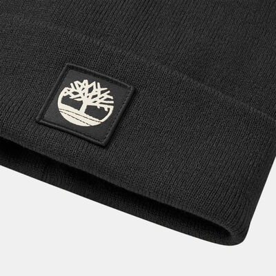 Timberland Tonal Patch Beanie Black Timberland Tonal Patch Beanie Black